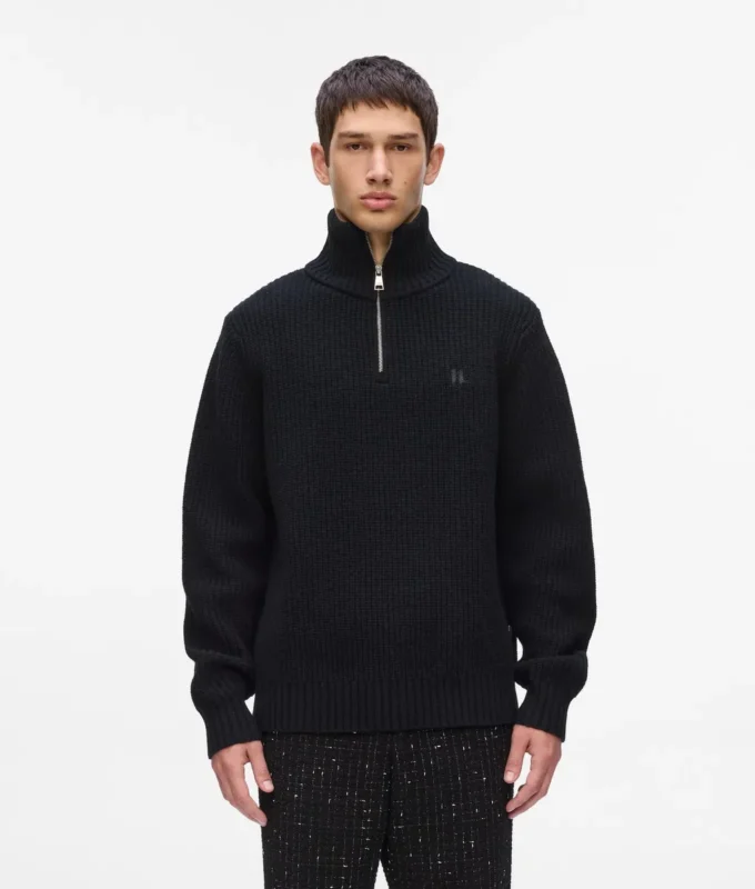 Pull à col roulé et demi-zip Pull à col roulé et demi-zip