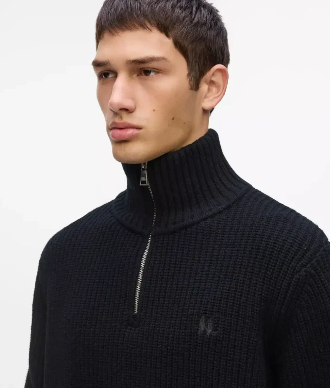 Pull à col roulé et demi-zip Pull à col roulé et demi-zip