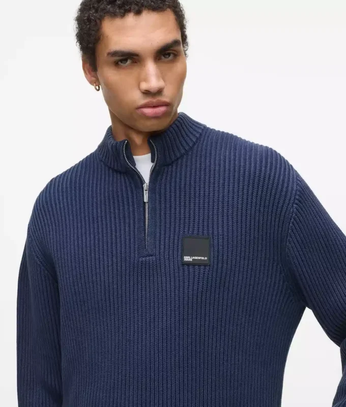 Pull décontracté à demi-zip Pull décontracté à demi-zip
