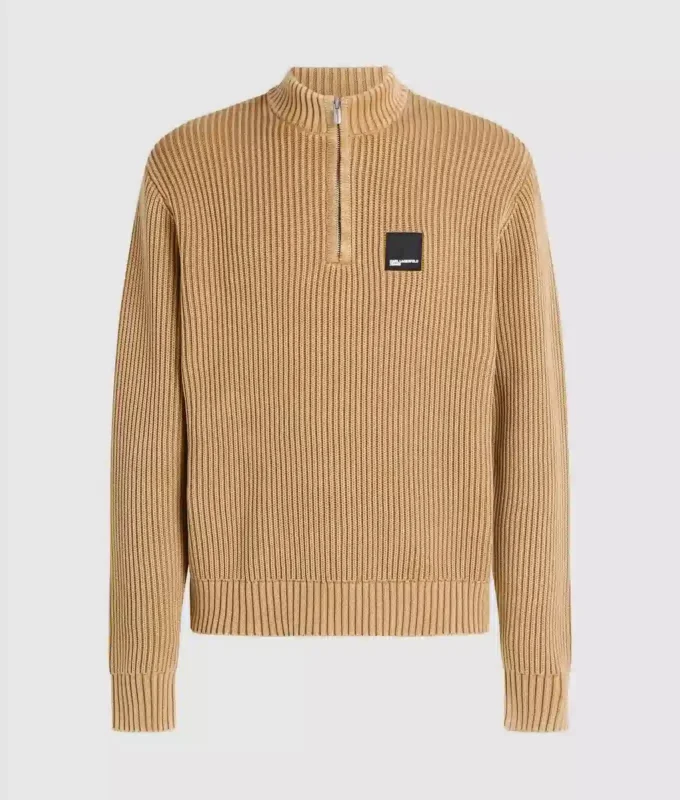 Pull décontracté à demi-zip Pull décontracté à demi-zip