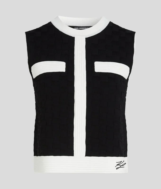 PULL EN MAILLE À Passepoil contrasté PULL EN MAILLE À Passepoil contrasté