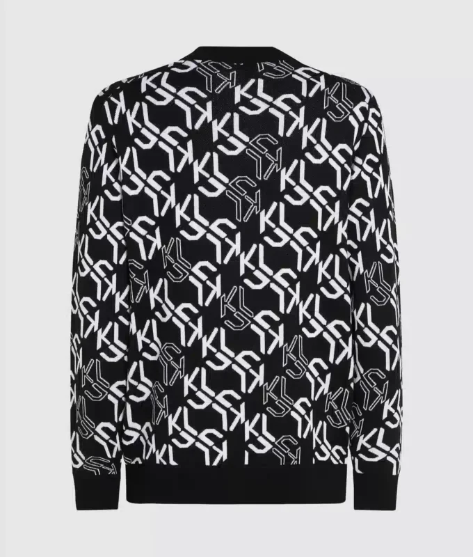 Pull entièrement recouvert du monogramme Pull entièrement recouvert du monogramme