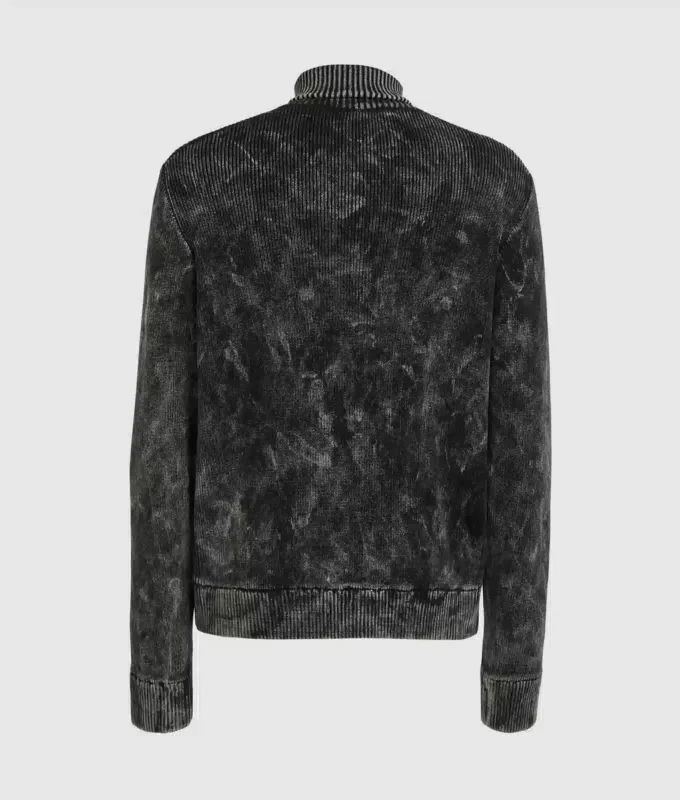 Pull zippé délavé Pull zippé délavé