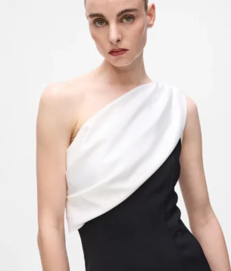Robe asymétrique drapée Robe asymétrique drapée