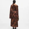 Robe caftan à imprimé éventail Robe caftan à imprimé éventail
