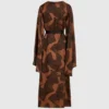 Robe caftan à imprimé éventail Robe caftan à imprimé éventail