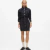 Robe chemise en denim Ikon Robe chemise en denim Ikon