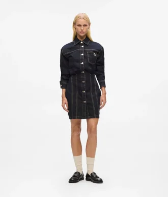 Robe chemise en denim Ikon