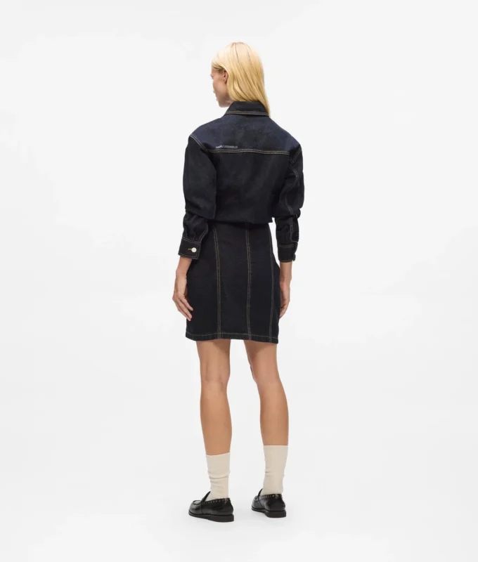 Robe chemise en denim Ikon Robe chemise en denim Ikon