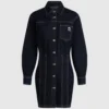 Robe chemise en denim Ikon Robe chemise en denim Ikon