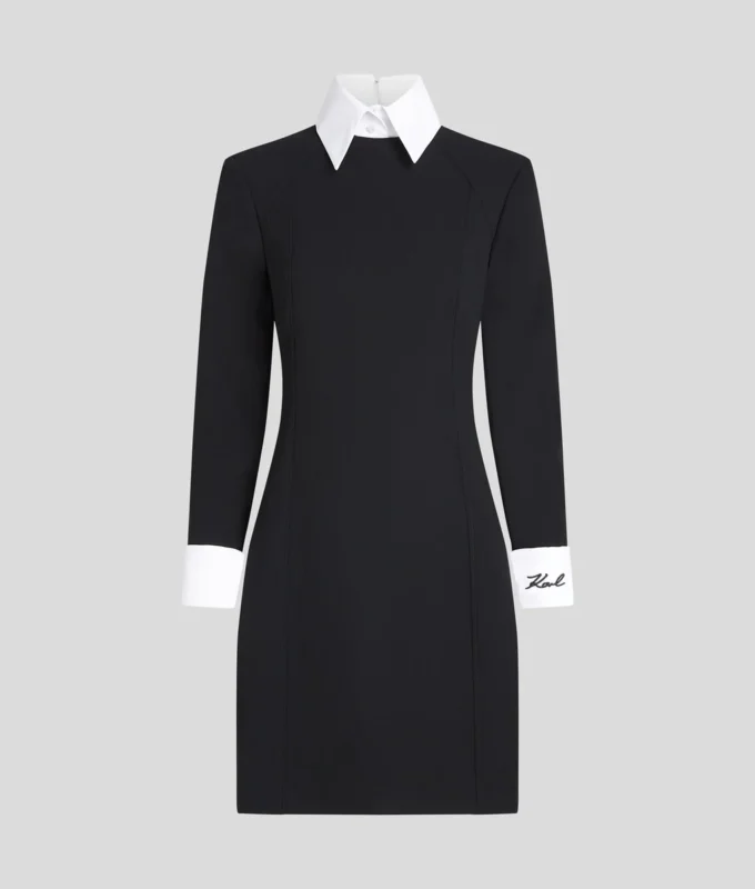 ROBE À COL BLANC ROBE À COL BLANC