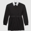 Robe à col contrasté pour fille Robe à col contrasté pour fille