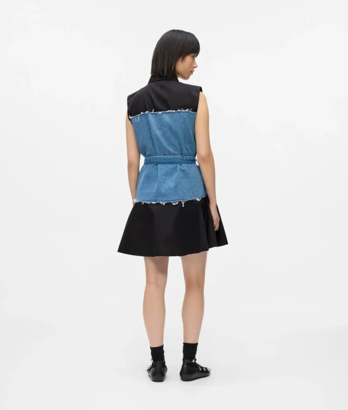 Robe à corsage en denim Robe à corsage en denim