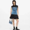 Robe à corsage en denim Robe à corsage en denim