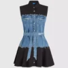 Robe à corsage en denim Robe à corsage en denim