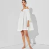 ROBE DE PLAGE À ÉPAULES DÉNUDÉES K/SIGNATURE