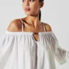 ROBE DE PLAGE À ÉPAULES DÉNUDÉES K/SIGNATURE