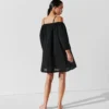 ROBE DE PLAGE À ÉPAULES DÉNUDÉES K/SIGNATURE