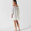 ROBE DE PLAGE À ÉPAULES DÉNUDÉES K/SIGNATURE