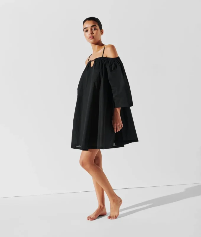 ROBE DE PLAGE À ÉPAULES DÉNUDÉES K/SIGNATURE