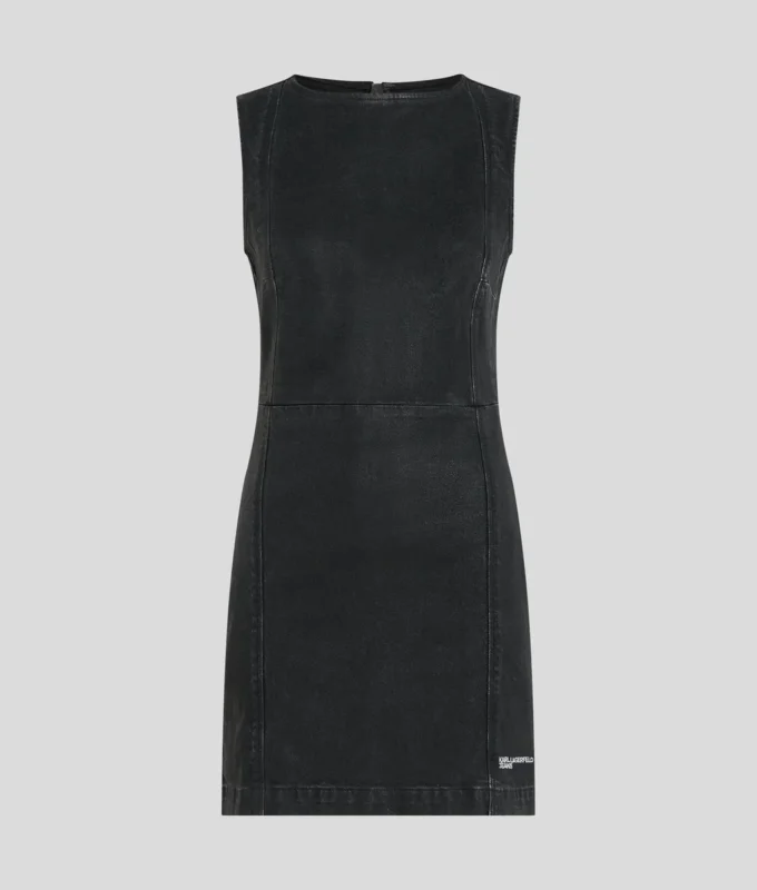 ROBE EN DENIM ENDUIT ROBE EN DENIM ENDUIT
