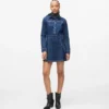 Robe en jean cloutée Robe en jean cloutée