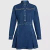 Robe en jean cloutée Robe en jean cloutée