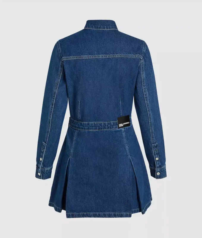 Robe en jean cloutée Robe en jean cloutée