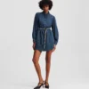 ROBE EN JEAN À MANCHES BOUFFANTES ROBE EN JEAN À MANCHES BOUFFANTES