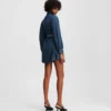 ROBE EN JEAN À MANCHES BOUFFANTES ROBE EN JEAN À MANCHES BOUFFANTES