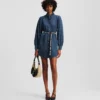 ROBE EN JEAN À MANCHES BOUFFANTES ROBE EN JEAN À MANCHES BOUFFANTES