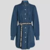 ROBE EN JEAN À MANCHES BOUFFANTES ROBE EN JEAN À MANCHES BOUFFANTES