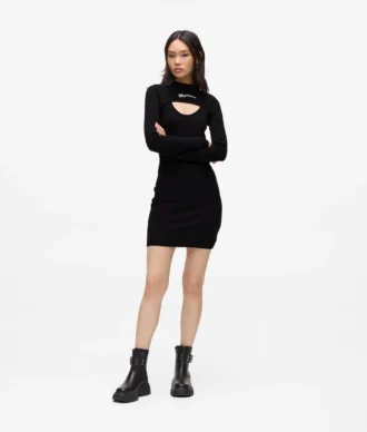 Robe en maille ajourée