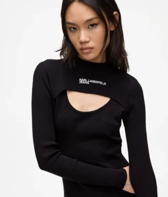 Robe en maille ajourée