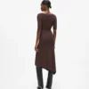 Robe en maille avec ceinture Robe en maille avec ceinture