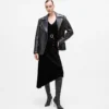 Robe en maille avec ceinture Robe en maille avec ceinture