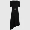 Robe en maille avec ceinture Robe en maille avec ceinture