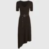Robe en maille avec ceinture Robe en maille avec ceinture