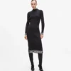 Robe en maille avec logo Robe en maille avec logo