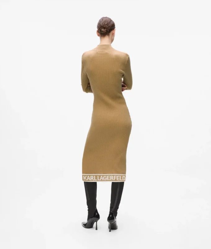 Robe en maille avec logo Robe en maille avec logo