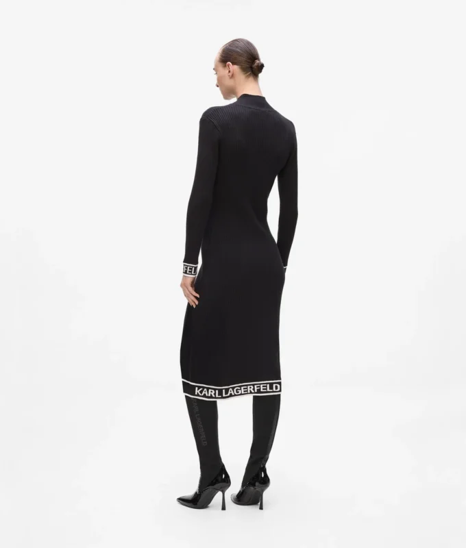 Robe en maille avec logo Robe en maille avec logo