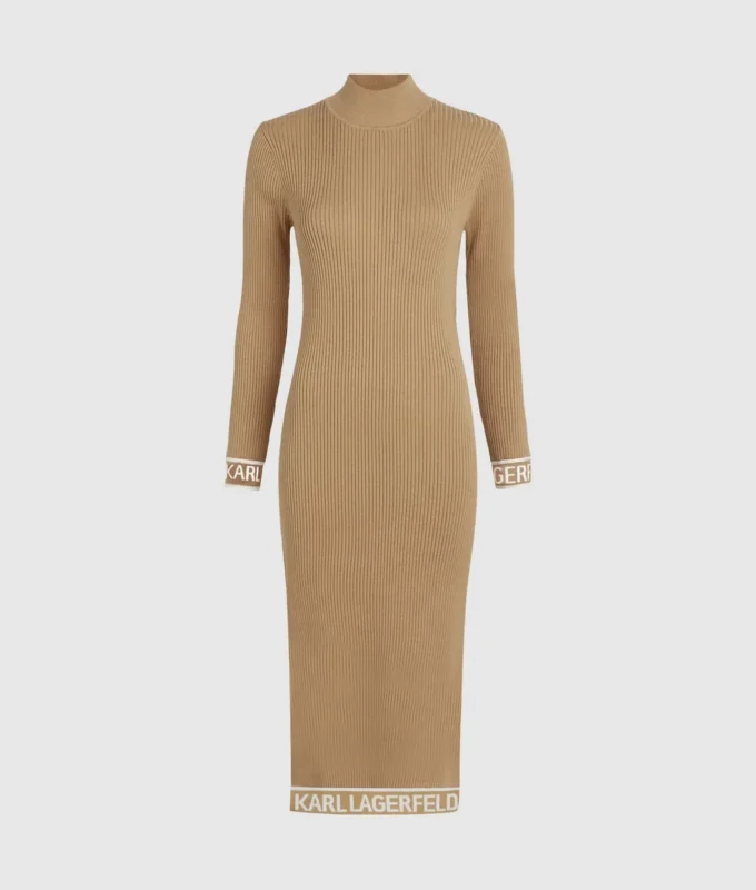Robe en maille avec logo Robe en maille avec logo