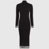 Robe en maille avec logo Robe en maille avec logo
