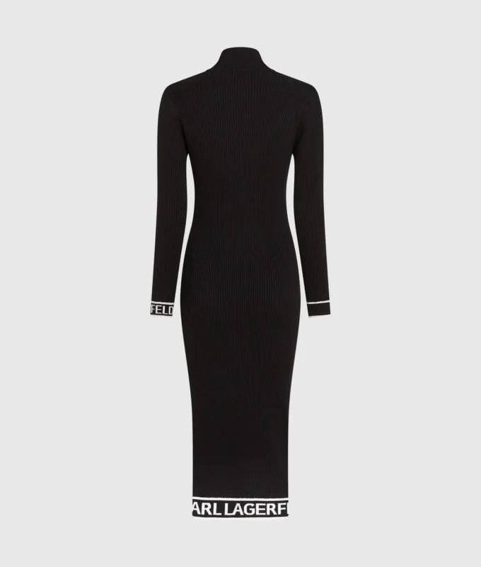 Robe en maille avec logo Robe en maille avec logo