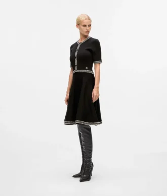 Robe en maille bouclée