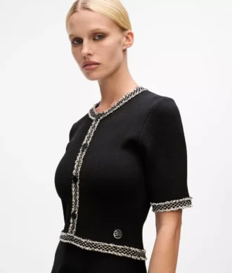 Robe en maille bouclée