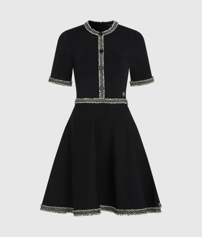 Robe en maille bouclée Robe en maille bouclée