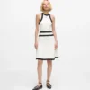 Robe en maille à ceinture Karl DNA Robe en maille à ceinture Karl DNA
