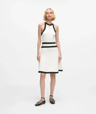 Robe en maille à ceinture Karl DNA