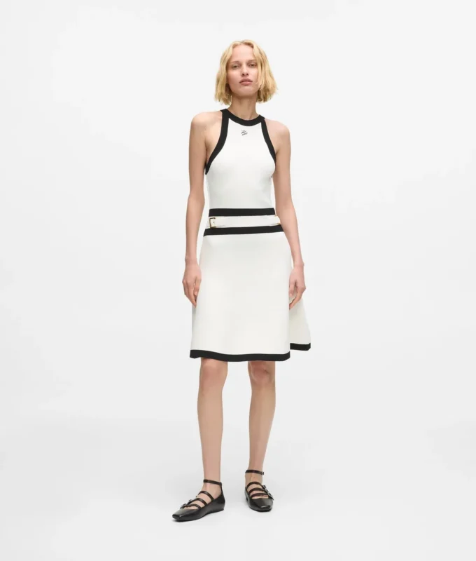 Robe en maille à ceinture Karl DNA Robe en maille à ceinture Karl DNA